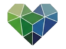 logo pixel design heart